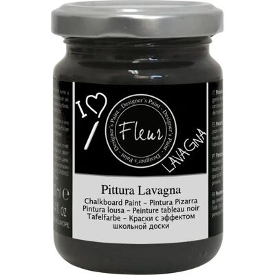 Vernice Lavagna Fleur - Parete, Legno, Tessuto - 130ml Vernice Lavagna Fleur - Parete, Legno, Tessuto - 130ml