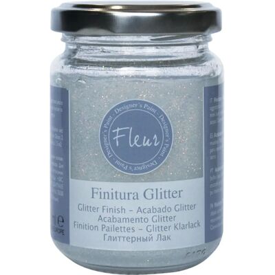 FLEUR Finitura con Glitter a base d'acqua 130ml - Angel - Vernice FLEUR Finitura con Glitter a base d'acqua 130ml - Angel - Vernice
