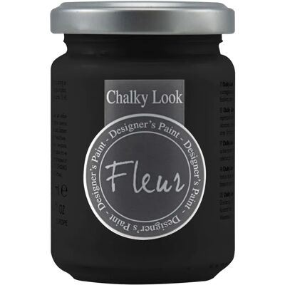 FLEUR Czarna Farba Chalky Look - Ściana, Drewno, Metal - 130ml FLEUR Czarna Farba Chalky Look - Ściana, Drewno, Metal - 130ml