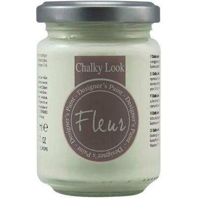 Smalto FLEUR Bianco Gessoso - Opaco, Look Chalky, 130ml - Vernice Smalto FLEUR Bianco Gessoso - Opaco, Look Chalky, 130ml - Vernice
