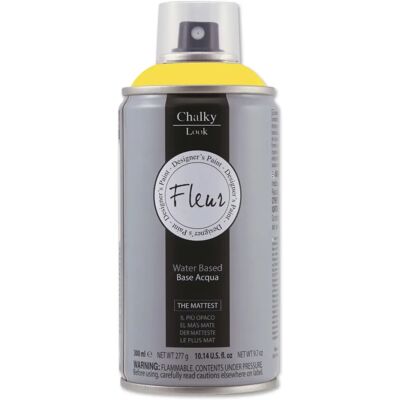 Spray effet gessoso Fleur - Giallo primario - Vernice per interni/esterni Spray effet gessoso Fleur - Giallo primario - Vernice per interni/esterni