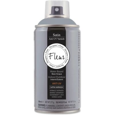 FLEUR Vernice Trasparente Satinata UV - Spray per superfici FLEUR Vernice Trasparente Satinata UV - Spray per superfici
