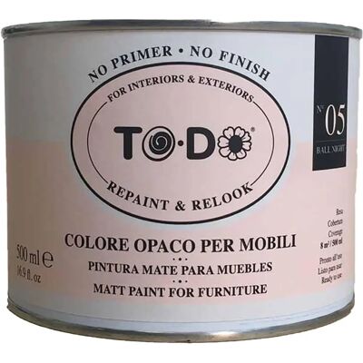 FLEUR Smalto Opaco per Mobili - Nottata di Palline - Interni & Esterni - 500ml FLEUR Smalto Opaco per Mobili - Nottata di Palline - Interni & Esterni - 500ml