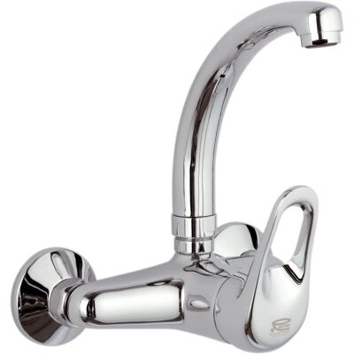 Remer Modello Corto Rubinetto da Cucina a Parete - Rubinetto Remer Modello Corto Rubinetto da Cucina a Parete - Rubinetto