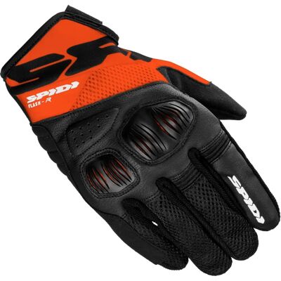 Guantes de motocicleta Spidi Flash-R Evo - Negro Naranja - 3XL Guantes de motocicleta Spidi Flash-R Evo - Negro Naranja - 3XL