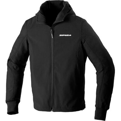 Spidi Armor Evo Motorcykel Hettegenser - Svart 2XL Spidi Armor Evo Motorcykel Hettegenser - Svart 2XL