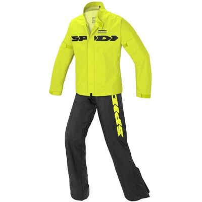 Spidi Sport Rain Kit 2-Teiler Motorrad Regenkombi - Schwarz Gelb - 3XL Spidi Sport Rain Kit 2-Teiler Motorrad Regenkombi - Schwarz Gelb - 3XL