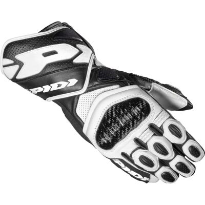 Rękawice motocyklowe Spidi Carbo 7 - Czarny Biały - Unisex Rękawice motocyklowe Spidi Carbo 7 - Czarny Biały - Unisex