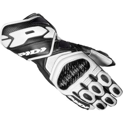 Guantes de moto Spidi Carbo 7 - Negro Blanco - Unisex Guantes de moto Spidi Carbo 7 - Negro Blanco - Unisex