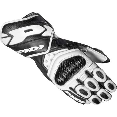 Guantes de motocicleta Spidi Carbo 7 - Negro Blanco - 3XL Guantes de motocicleta Spidi Carbo 7 - Negro Blanco - 3XL