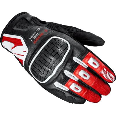 Spidi G-Warrior Motorradhandschuhe - Schwarz-Rot - XL Spidi G-Warrior Motorradhandschuhe - Schwarz-Rot - XL