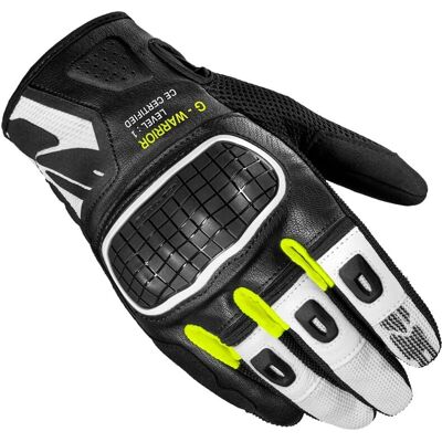Spidi G-Warrior Motorradhandschuhe - Schwarz Weiß XL - Motorradhandschuhe Spidi G-Warrior Motorradhandschuhe - Schwarz Weiß XL - Motorradhandschuhe