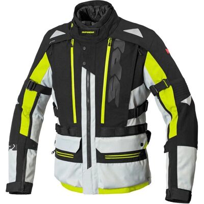 Blouson textile moto Spidi Allroad - 4XL, Noir Gris Jaune - Publicité Blouson textile moto Spidi Allroad - 4XL, Noir Gris Jaune - Publicité