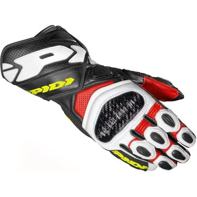 Guanti Moto Carbo 7 - Nero, Bianco, Giallo - Racing Guanti Moto Carbo 7 - Nero, Bianco, Giallo - Racing