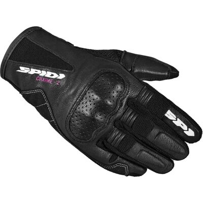 Spidi Charme 2 Damen Motorradhandschuhe - Schwarz Weiß - XS Spidi Charme 2 Damen Motorradhandschuhe - Schwarz Weiß - XS
