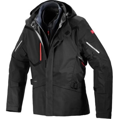 Spidi Mission-T H2out Step-Inarmor Motorrad Textiljacke - Schwarz Spidi Mission-T H2out Step-Inarmor Motorrad Textiljacke - Schwarz
