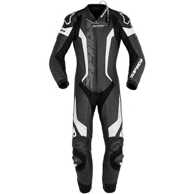 Combinaison de course Spidi Laser Pro - Noir, Blanc, Cuir perforé - Publicité Combinaison de course Spidi Laser Pro - Noir, Blanc, Cuir perforé - Publicité