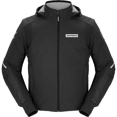 Spidi Armor H2Out Motorrijders hoodie - Zwart-Wit - L Spidi Armor H2Out Motorrijders hoodie - Zwart-Wit - L
