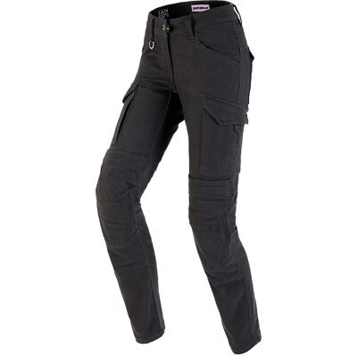 Pantalones de textil para moto para damas Spidi Pathfinder Cargo - Negro Gris - Pantalones de textil para moto Pantalones de textil para moto para damas Spidi Pathfinder Cargo - Negro Gris - Pantalones de textil para moto