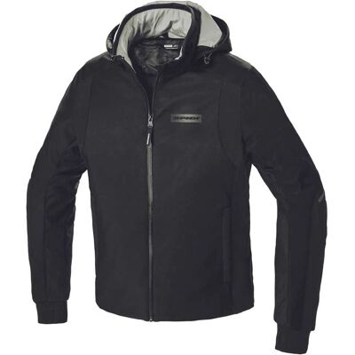 Spidi Armor H2Out Motorjacke met capuchon - Zwart - S Spidi Armor H2Out Motorjacke met capuchon - Zwart - S