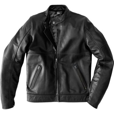 Spidi Mack Chaqueta de cuero de motocicleta - Negro - 56 - Moto Spidi Mack Chaqueta de cuero de motocicleta - Negro - 56 - Moto