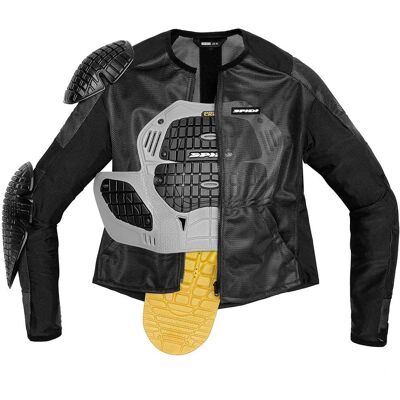 Spidi Base-1 Armor Jas - Niveau 1 Schouder en Elleboog CE Protectors Spidi Base-1 Armor Jas - Niveau 1 Schouder en Elleboog CE Protectors