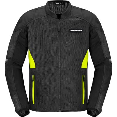 Giacca Moto Super Net Spidi - Unisex Nero Giallo L Giacca Moto Super Net Spidi - Unisex Nero Giallo L