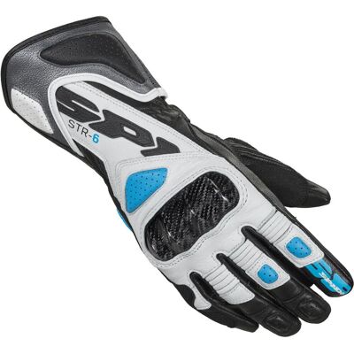 Gants de moto Spidi STR-6 - Blanc-Noir-Bleu - XL - Publicité Gants de moto Spidi STR-6 - Blanc-Noir-Bleu - XL - Publicité