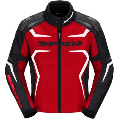 Veste textile moto Spidi Race-Evo H2Out - Noir Blanc Rouge - Équipement Moto - Publicité Veste textile moto Spidi Race-Evo H2Out - Noir Blanc Rouge - Équipement Moto - Publicité