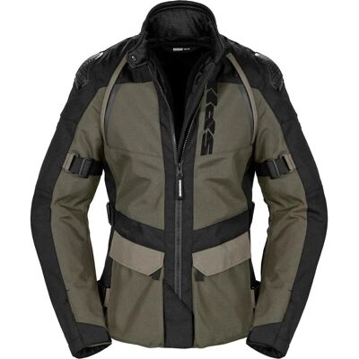 Spidi RW H2Out Veste textile de moto pour dames Noir Vert taille : M - Publicité Spidi RW H2Out Veste textile de moto pour dames Noir Vert taille : M - Publicité