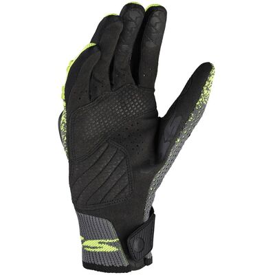 Letnie rękawice motocyklowe z mikroflisami - Cross Knit - Żółty Fluo Letnie rękawice motocyklowe z mikroflisami - Cross Knit - Żółty Fluo