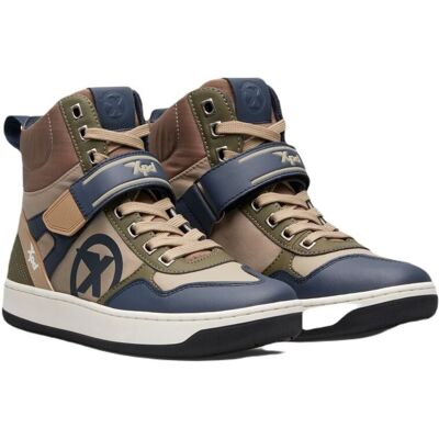 XPD - Bottes Moto Pro Vert / Beige - Bottes de Moto - Publicité XPD - Bottes Moto Pro Vert / Beige - Bottes de Moto - Publicité