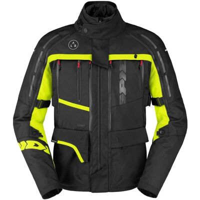Veste Moto Spidi V3 Jaune Fluo - Système 3 en 1 Polyvalent - Publicité Veste Moto Spidi V3 Jaune Fluo - Système 3 en 1 Polyvalent - Publicité
