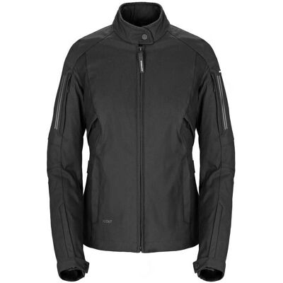 Veste moto Spidi Nero Stretch Lady - Classe AA CE - Publicité Veste moto Spidi Nero Stretch Lady - Classe AA CE - Publicité