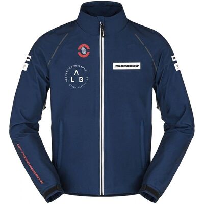Blouson moto bleu Spidi PIT LANE - Veste de moto - Publicité Blouson moto bleu Spidi PIT LANE - Veste de moto - Publicité