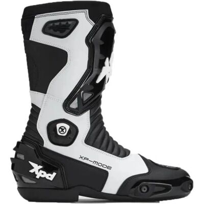 Stivali da moto XPD XP-Mode Nero Bianco Stivali da moto XPD XP-Mode Nero Bianco