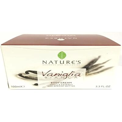 Crema Corporal de Vainilla Blanca - Nature's - 100ml Crema Corporal de Vainilla Blanca - Nature's - 100ml