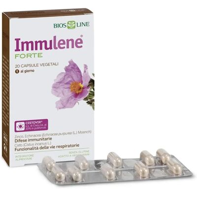Bios Line Immulene Forte - Zinco e Echinacea per Immunità - 20 Capsule Bios Line Immulene Forte - Zinco e Echinacea per Immunità - 20 Capsule