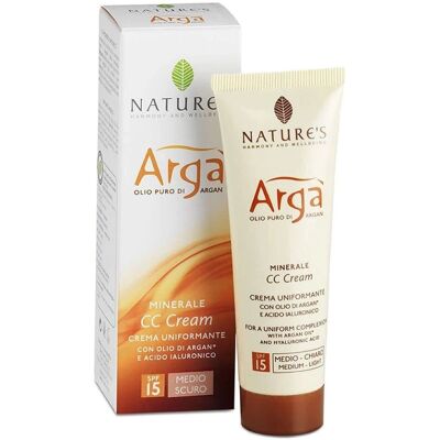 Natures Argà Mineral CC Cream SPF15 - Medio Scura - CC Cream Natures Argà Mineral CC Cream SPF15 - Medio Scura - CC Cream
