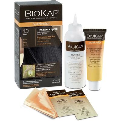 Biokap Nutricolor 1.0 Pysyvä Hiusväri - Hiusväri Biokap Nutricolor 1.0 Pysyvä Hiusväri - Hiusväri