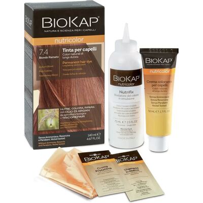 Biokap Nutricolor 7,4 Kupferblond Dauerhaarfarbe - Haartyp Biokap Nutricolor 7,4 Kupferblond Dauerhaarfarbe - Haartyp