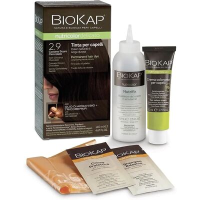 Biokap Nutricolor Delicato - Dark Chestnut Chocolate Hair Dye Biokap Nutricolor Delicato - Dark Chestnut Chocolate Hair Dye