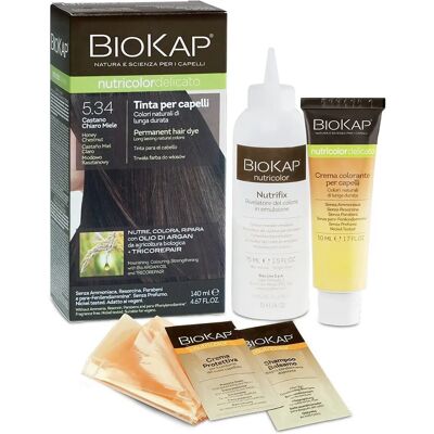 Biokap Nutricolor Delikat Hellbraun Honig - Haarfärbemittel Biokap Nutricolor Delikat Hellbraun Honig - Haarfärbemittel