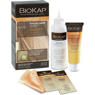Biokap Nutricolor 10.0 Goldene Extra Helle Blond Dauerhaarfarbe - Haarfarbe Biokap Nutricolor 10.0 Goldene Extra Helle Blond Dauerhaarfarbe - Haarfarbe