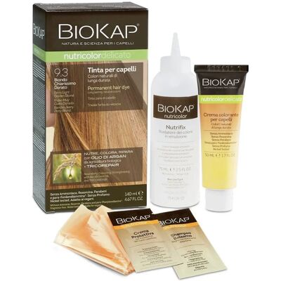 Biokap Nutricolor Delicato Blond Auriu Very Light - Vopsea de Păr Biokap Nutricolor Delicato Blond Auriu Very Light - Vopsea de Păr