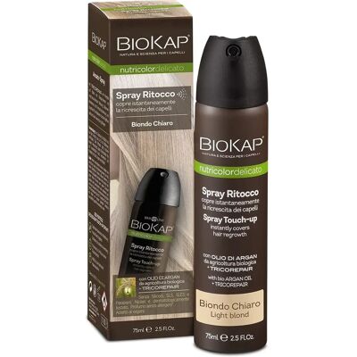 BioKap Light Blond Root Touch Up Spray 75ml - Spray pour racines blondes claires - Publicité BioKap Light Blond Root Touch Up Spray 75ml - Spray pour racines blondes claires - Publicité