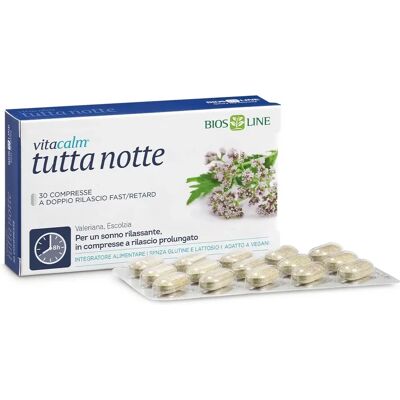 Bios Line Vitacalm Tutta Notte - Integratore rilassante - 30 Compresse Bios Line Vitacalm Tutta Notte - Integratore rilassante - 30 Compresse
