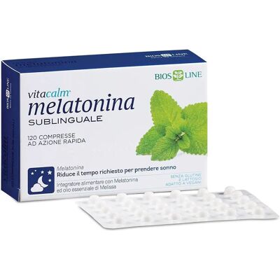 BiosLine VitaCalm - Melatonina Sublingual - Ayuda para dormir BiosLine VitaCalm - Melatonina Sublingual - Ayuda para dormir