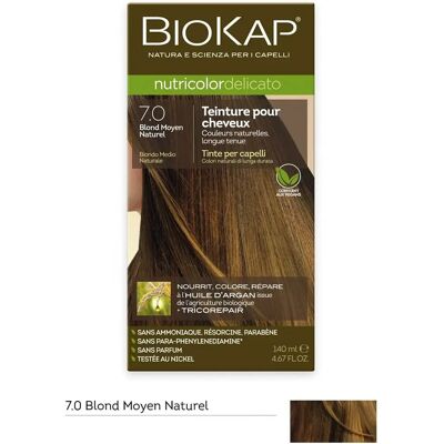 Biokap Rubio Medio Natural Tinte para Cabello - Tinte para Cabello Biokap Rubio Medio Natural Tinte para Cabello - Tinte para Cabello