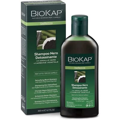 Shampoo Detox Nero Biokap - 200 ml - Cura dei capelli Shampoo Detox Nero Biokap - 200 ml - Cura dei capelli